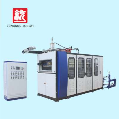 cup thermoforming stacking counting packing machine