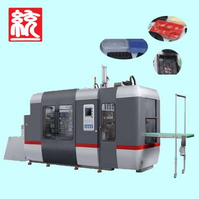 plastic/pp/ps/pet food container forming and cutting making machine